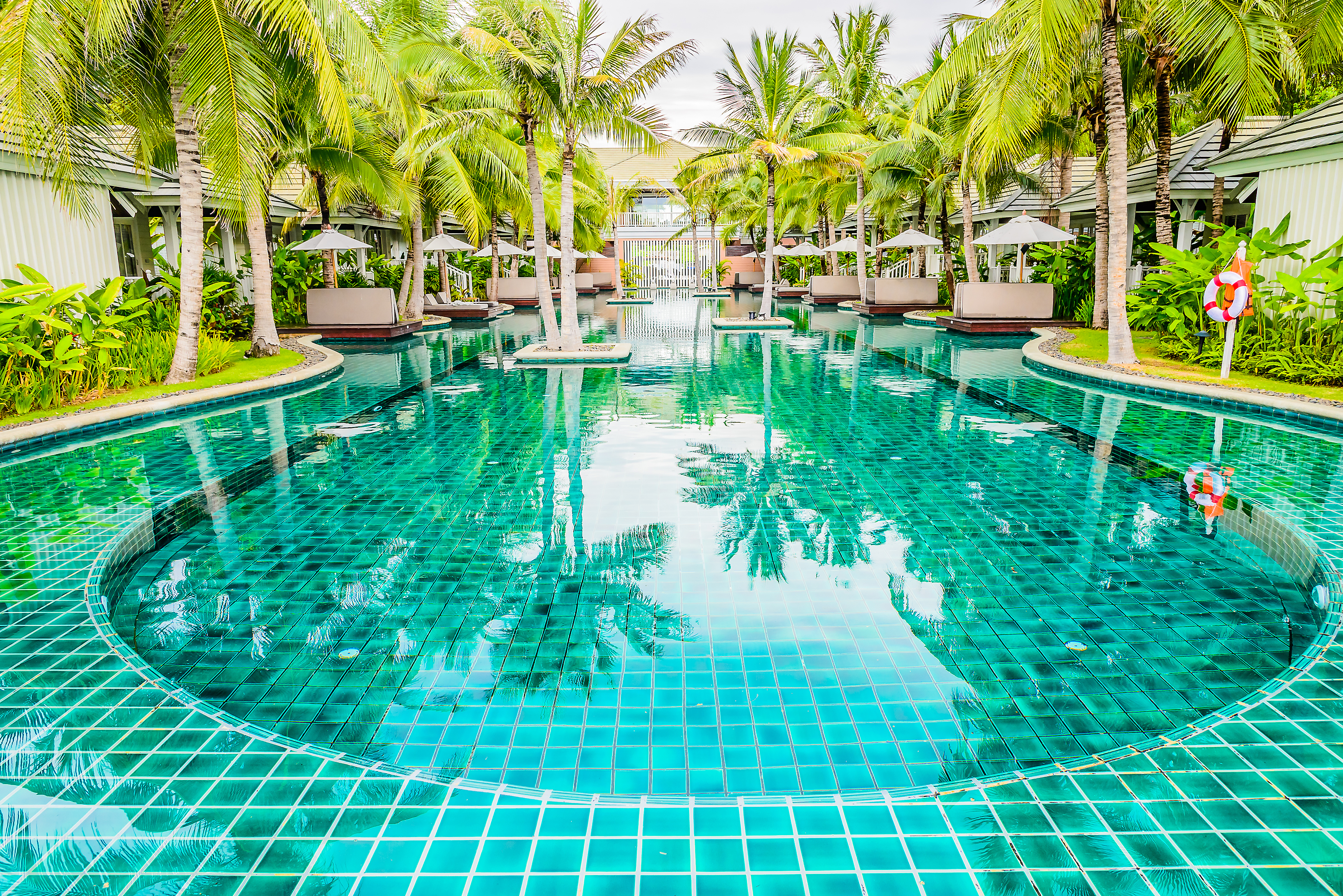 Luxury swimming pool